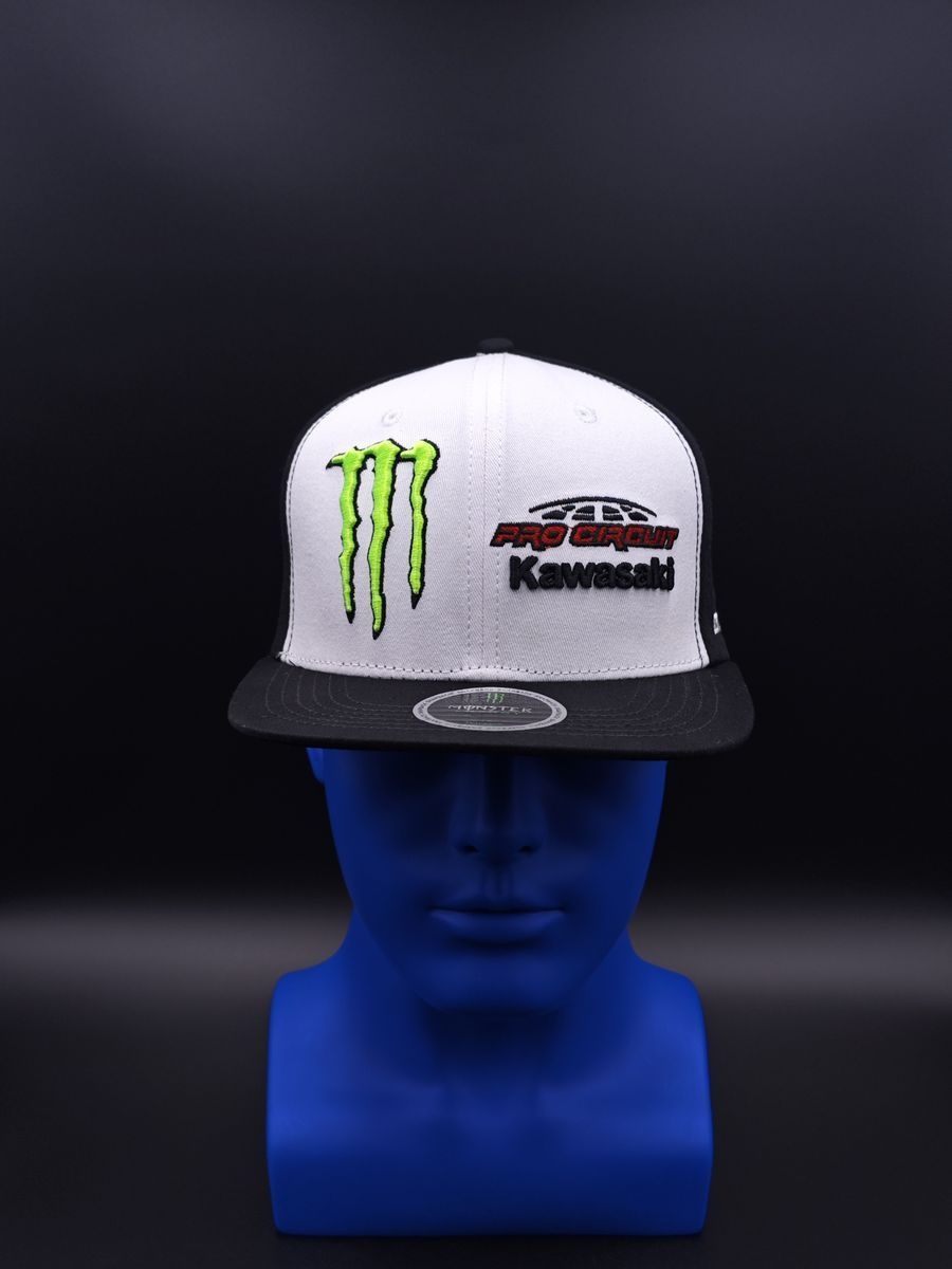 Бейсболка Monster Energy размер универсальный, белый