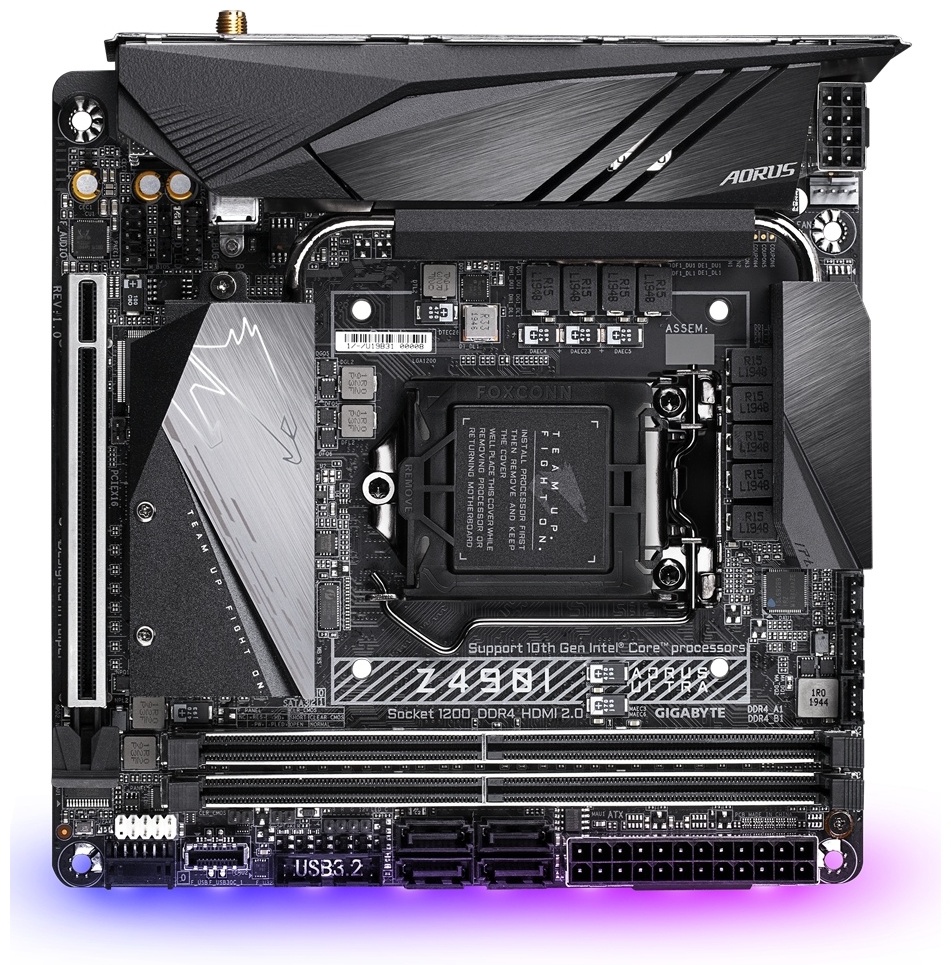 Материнская плата GIGABYTE GA-Z490I Aorus Ultra