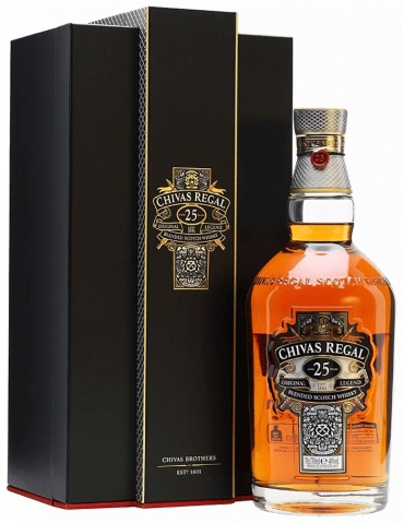 Виски Chivas Regal Blended 25 YO Box купажированный 40% 0.7 л