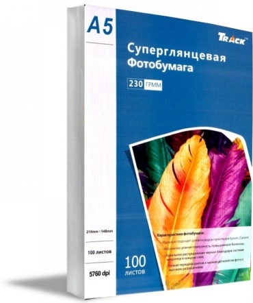Track A5230GRGL бумага, A5, 100 шт, суперглянцевое покрытие