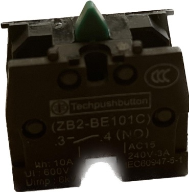 Techpushbutton кнопка ZB2-BE101C, зеленый