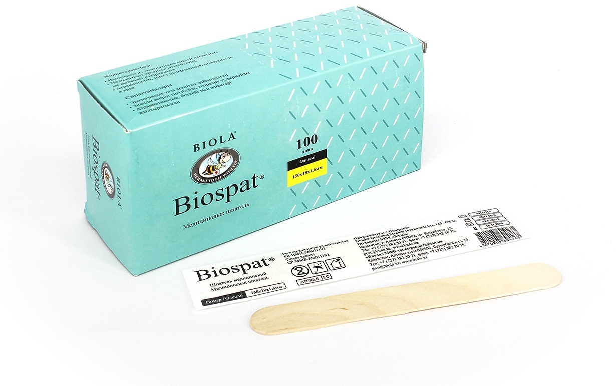 Biola шпатель медицинский Biospat 20210715