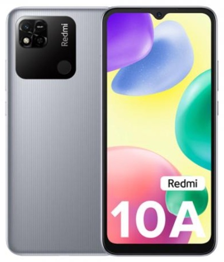 Смартфон Xiaomi Redmi 10A 3 ГБ/64 ГБ серебристый
