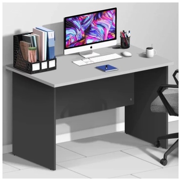 Стол компьютерный Office Stan ВТ-1575, 150х75x75 см, серый