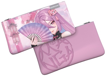 Пенал Erich Krause Light Manga Rose, застежка молния, розовый