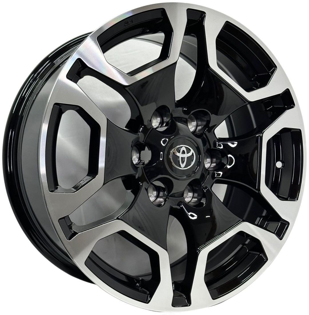 Yixing 963WW 7.5x18/6x139.7 D106.2 ET25 4 диска черный, серебристый