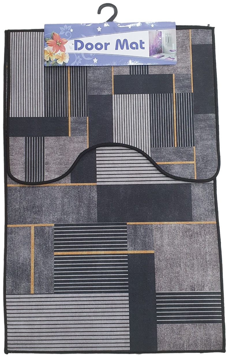 Door mat комплект ковриков 197776 80x50 см, микрофибра