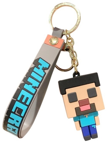 Брелок Minecraft пластик 1 шт