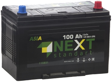 Next Asia Jis 100Ah АПЗ -/+