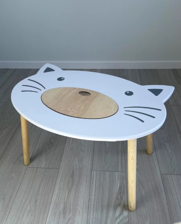 Dimdomkids Котик 639627196 детский стол, 72x47x48 см, белый