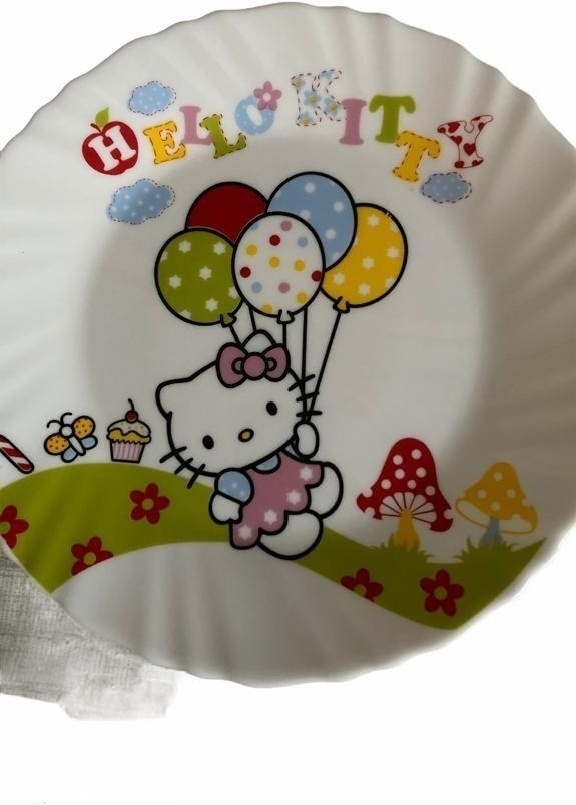 Сервиз на 1 персону Pars Opal Hello Kitty, предметов: 3, детский, стекло