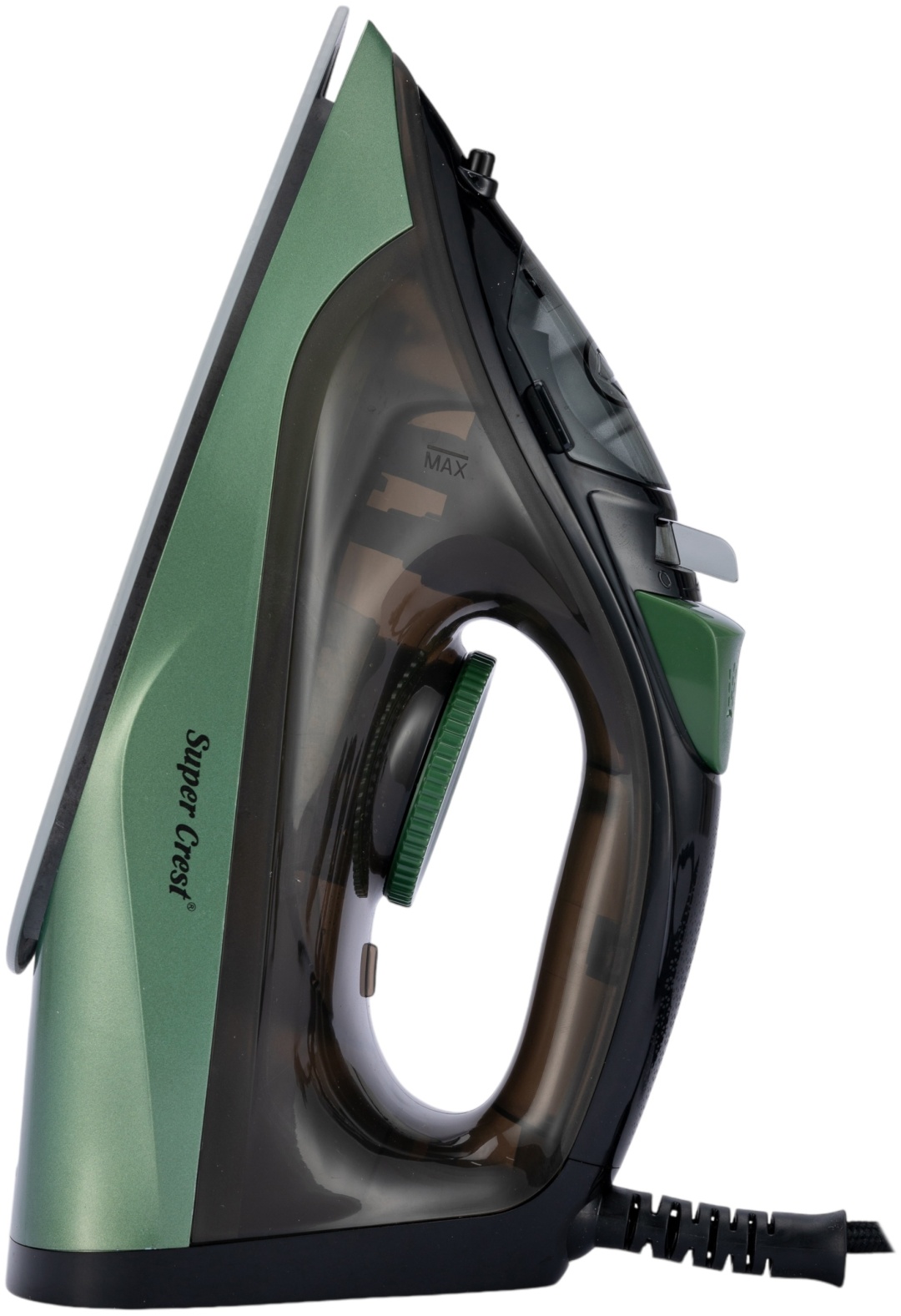 Утюг Super Crest SCT-1040 черный, зеленый