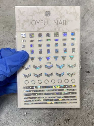 Joyful nail наклейки 	Joyful nail 8715 1 шт