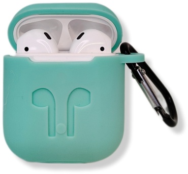 Чехол Saiboro для Apple AirPods, AirPods 2 зеленый