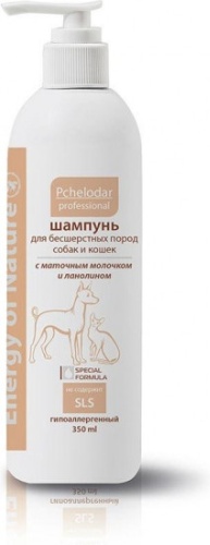 Pchelodar Шампунь для бесшерстных пород собак и кошек 350 мл