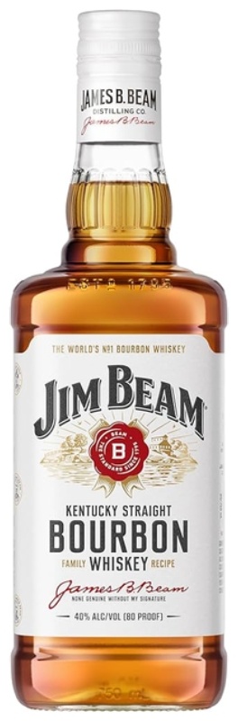 Виски Jim Beam White бурбон 40% 0.7 л