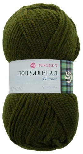Моток Пехорский текстиль 991300772 зеленый 133 м 100 г
