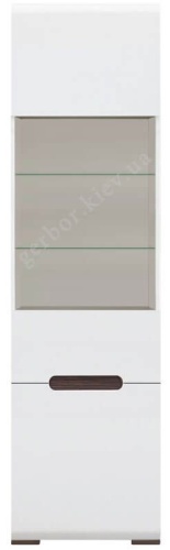 Шкаф-витрина Гербор напольный Ацтека 014 REG1W1D 210х60х41 см