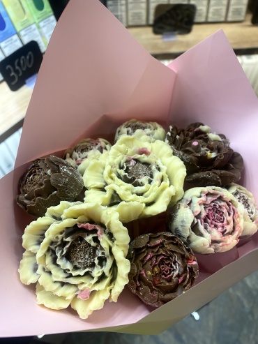 CALLEBAUT Шоколадные цветы 20 см