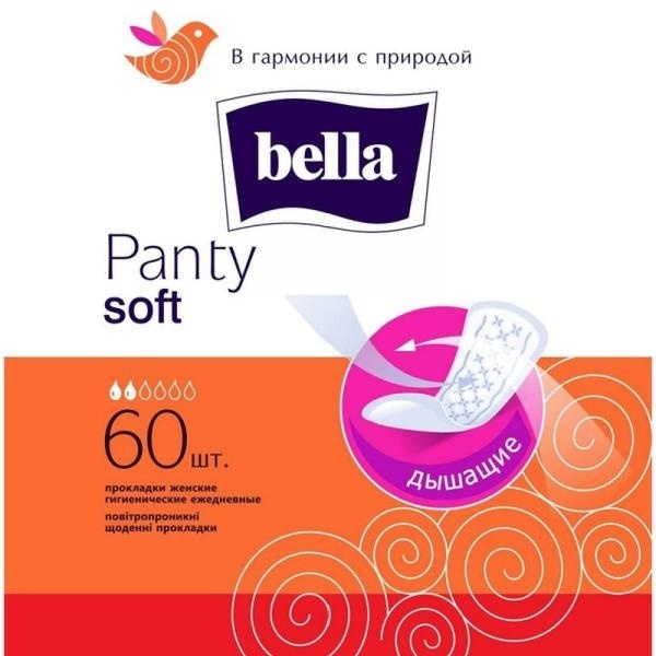 Bella прокладки Panty Soft 60 шт