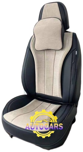 AutoCars Volkswagen Touareg 2002-2010 бежевый, черный