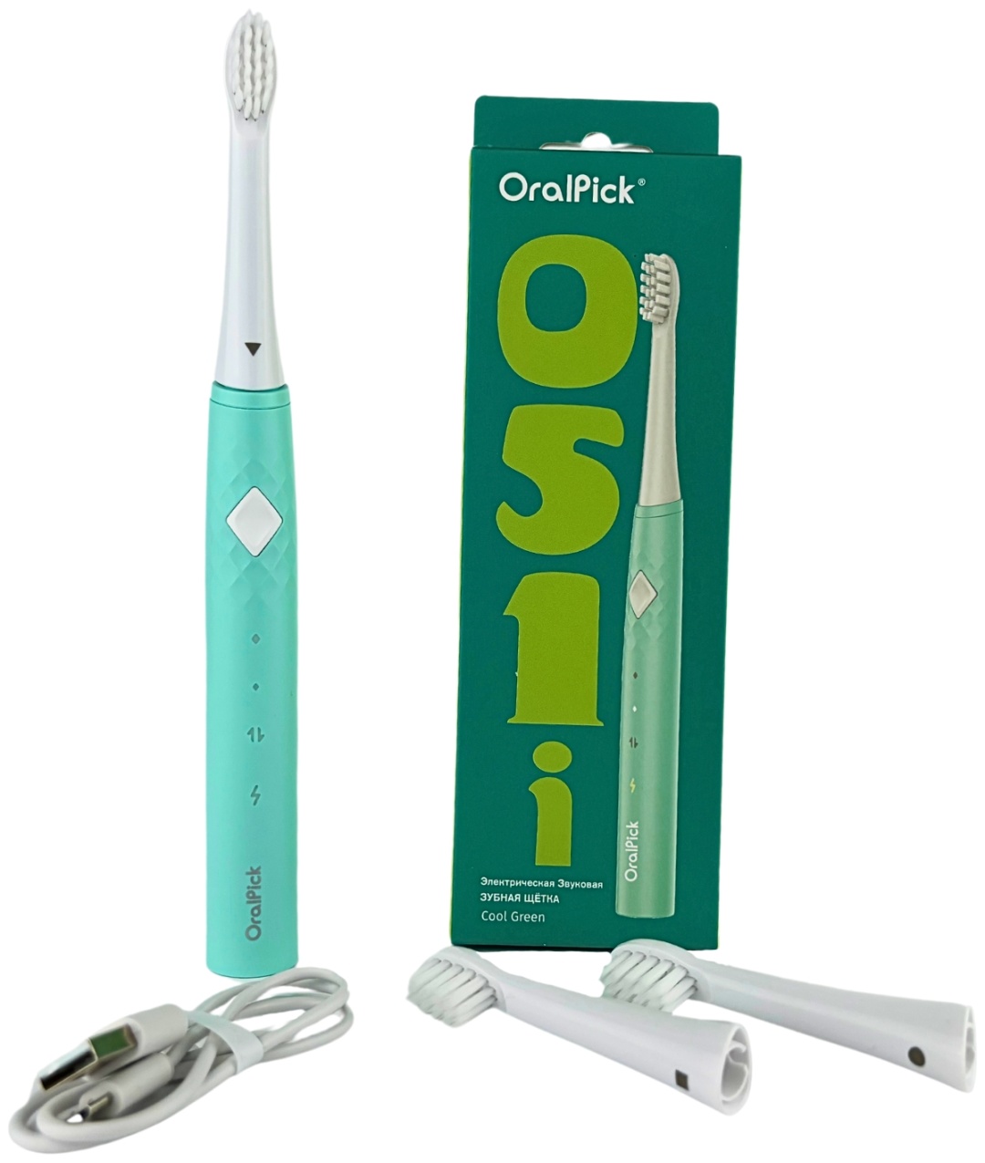 OralPick звуковая щетка OP051i Green щетина мягкая зеленый