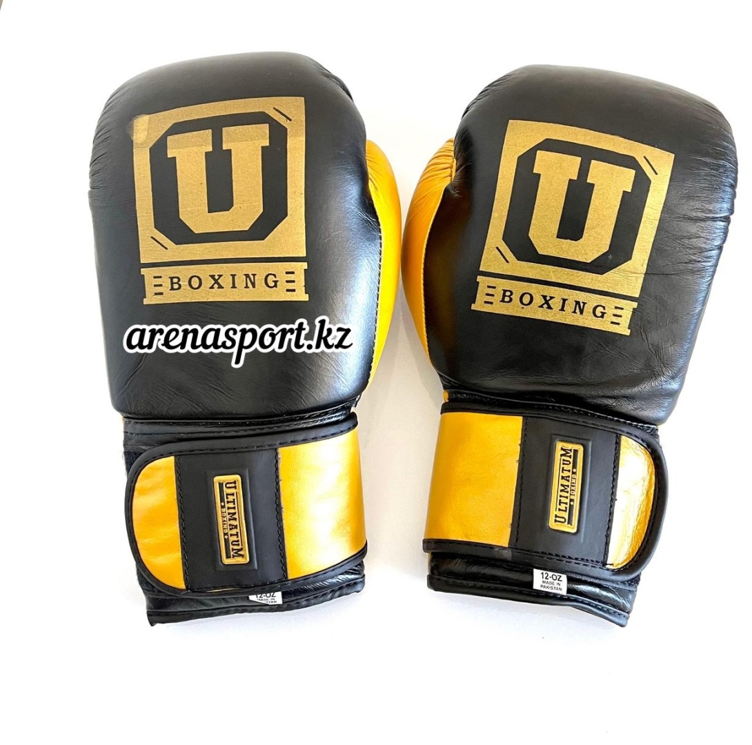 Купить Боксерские перчатки Ultimatum Boxing 14 oz золотистый в Алматы ...