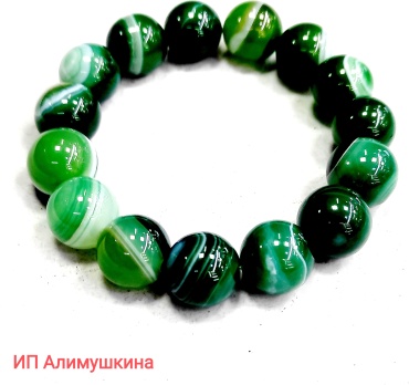 Браслет длина 20 см агат, агат