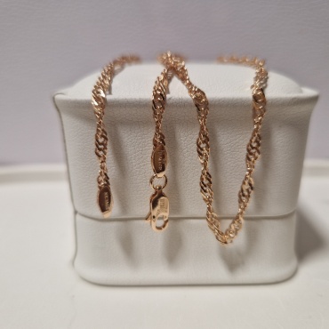 Цепь Fallon Jewelry длина 50 см медицинское золото без вставок