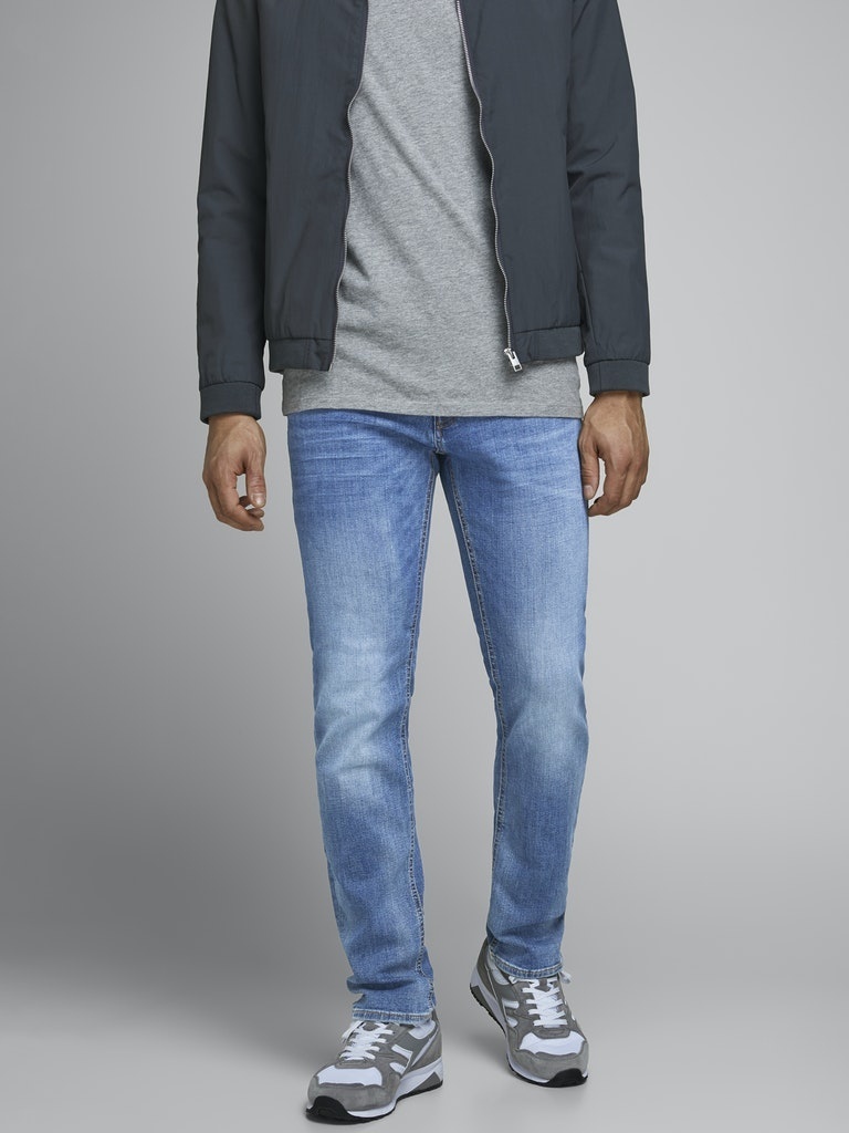 Джинсы зауженные Jack&Jones голубой