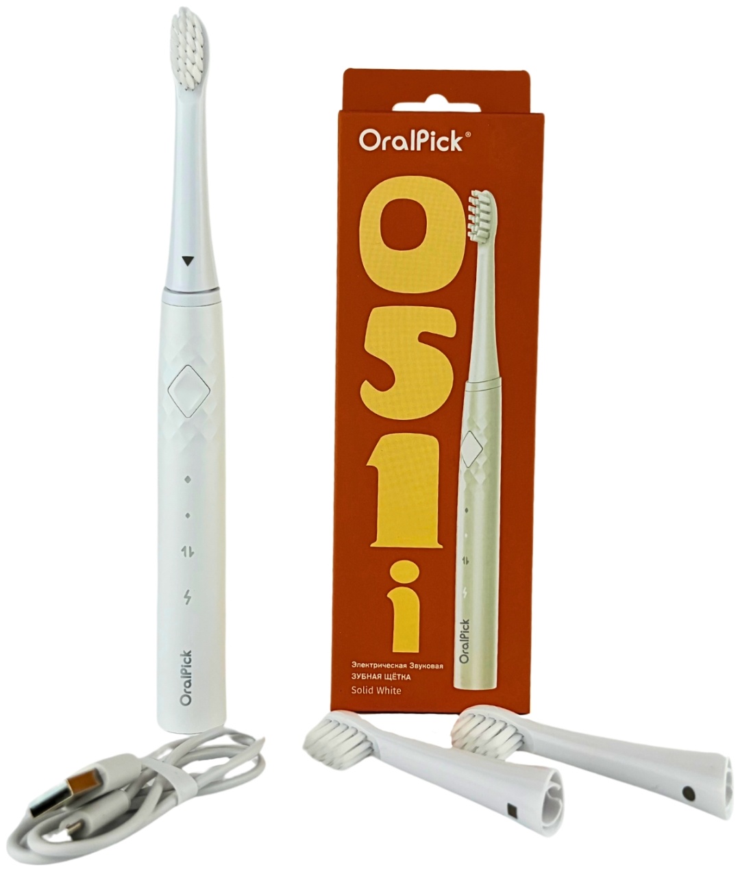 OralPick звуковая щетка OP051i White щетина мягкая белый