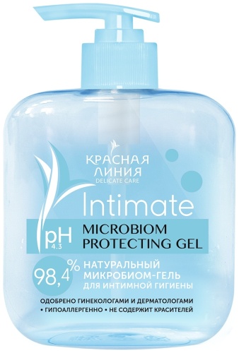 Красная линия Microbiom Protecting гель для интимной гигиены 300 мл