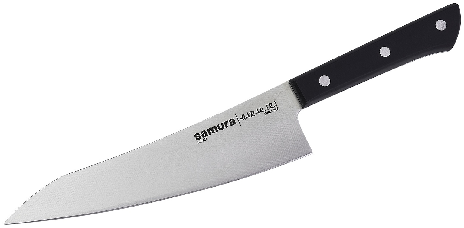 Нож поварской Samura SHR-0185B, лезвие: сталь 1 шт