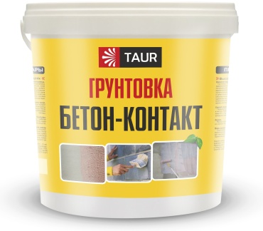 Грунтовка Taur Бетон-контакт 25 кг, розовый