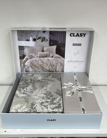 Комплект CLASY 2024 семейный хлопок, : 50x70 см, 60x70 см