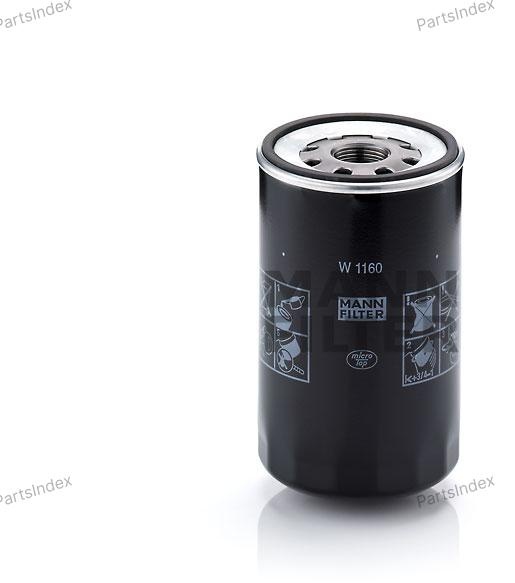 MANN FILTER Фильтр Масляный Двигателя W1160
