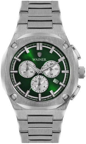 Кварцевые WAINER WA.10000-G нержавеющая сталь