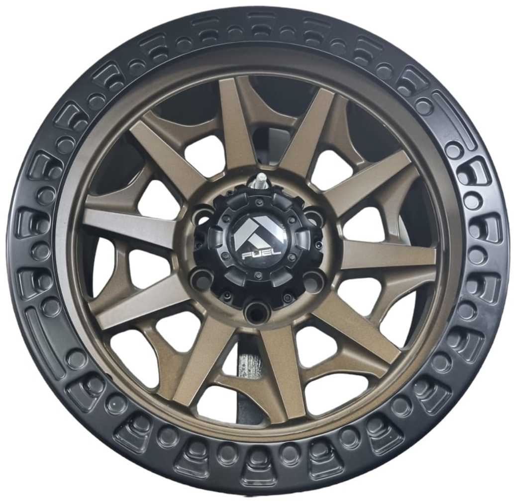 FUEL OR003 бронза 9x17/6x139.7 D110.1 ET0 черный, бронзовый, зеленый