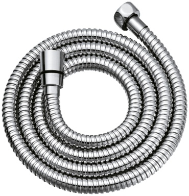 Шланг для душа WasserKRAFT металлическая оплетка, 175 см, подключение 1/2x1/2