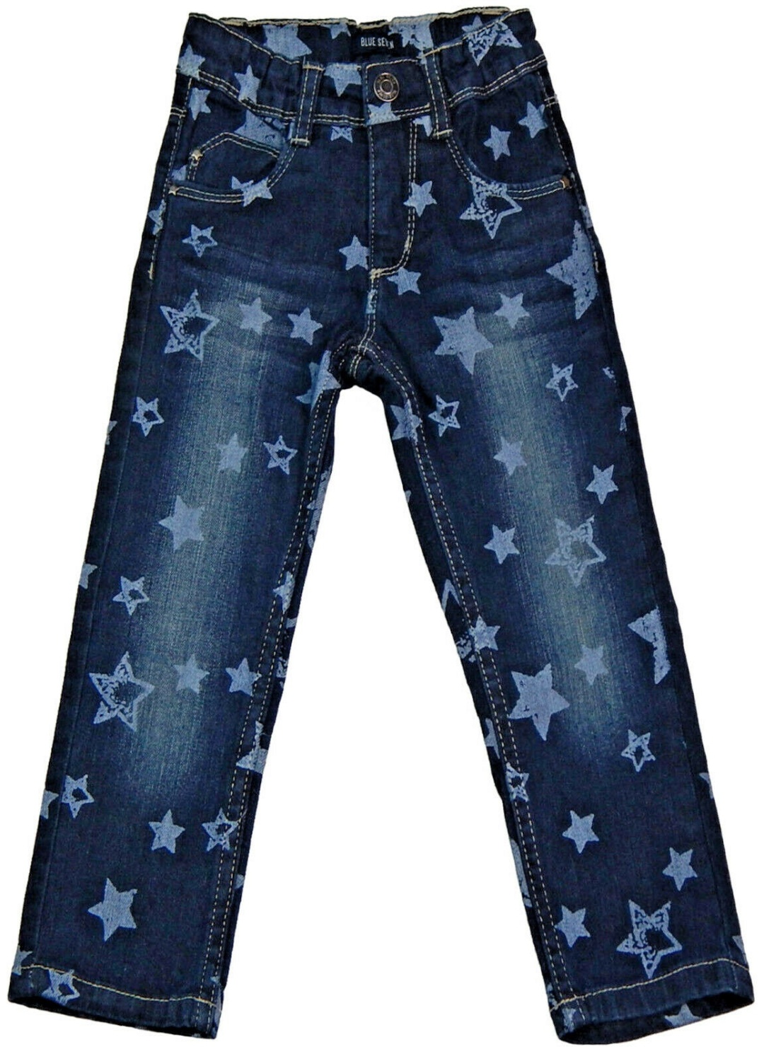 Джинсы прямые Blue Seven синий
