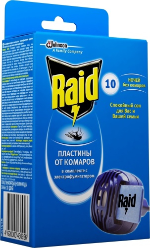 SC Johnson фумигатор Raid от комаров