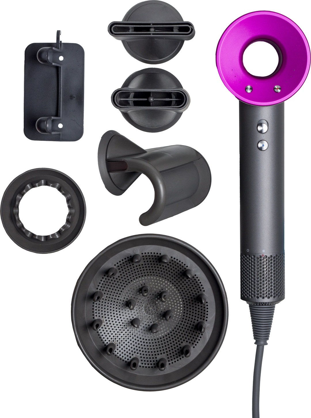 Hair drier фен серый, фиолетовый