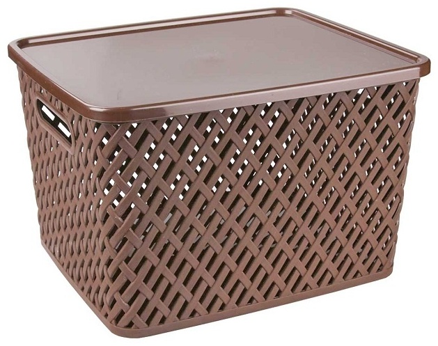 Альтернатива корзина для белья 35.5x30.5x22.5 см, пластик