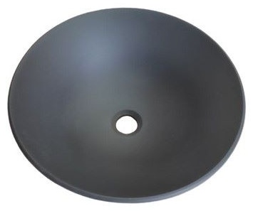 Раковина накладная 44 см QUARTZ ROOM R001 Bowl серая