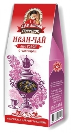 Чай Домашний погребок травяной с чабрецом листовой 75 г