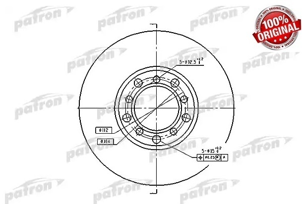 Диски PATRON передние PBD1573