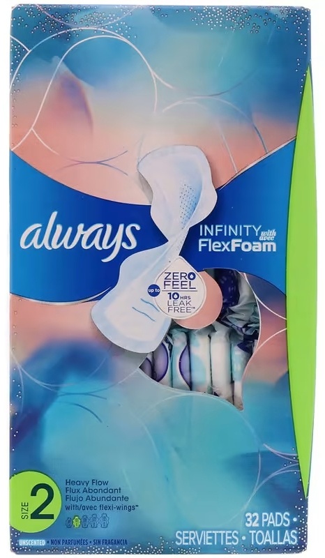 Always прокладки Infinity Flex Foam with Flexi-Wings 32 шт