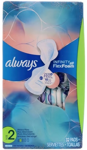 Always прокладки Infinity Flex Foam with Flexi-Wings 32 шт