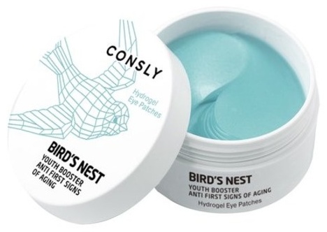 Патчи CONSLY гидрогелевые Bird's Nest Hydrogel Eye Patches питательные 60 шт