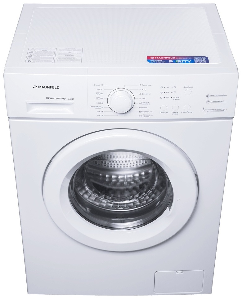 Стиральная машина MAUNFELD MFWM127WH051 белый 3